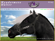 *E* Wyndermere Halter [BOXED] RH POA Pony Gray