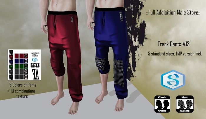 ::FA:: Track Pants #13 for Male