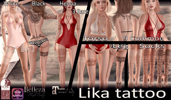 .::Nanika::.Lika tattoo White RARE