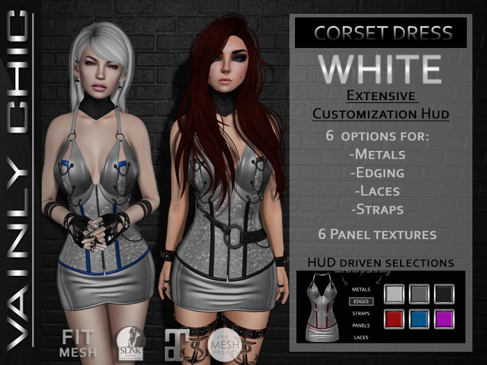 Corset Dress White