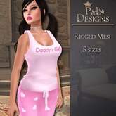 [P&L] - Pajamas - Daddy's Girl Light Pink