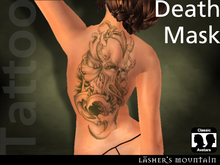 Death Mask - Upper Body (Back) Tattoo