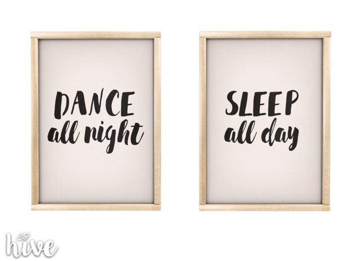 hive // dance all, sleep all signs