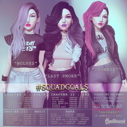 +Spellbound+ Wolves - DUO // Grimoire : Complete RARE
