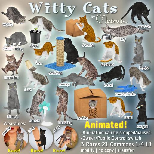 Mutresse-Biting (wear)-Witty Cats RARE