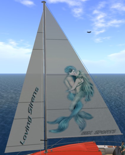  Texture for BBX Sports SLB A1 - JIB and Main Sail Siren