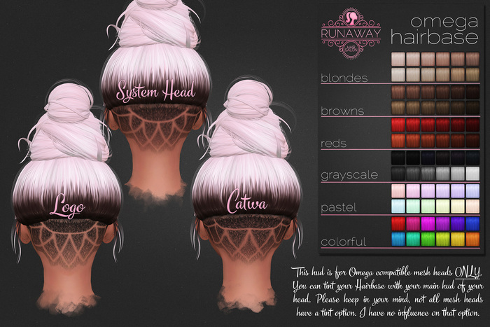 [RA] Undercut HairBase - Flower