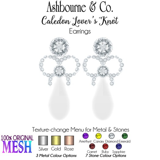 Ashbourne & Co. Caledon Lover's Knot Earrings (bagged)