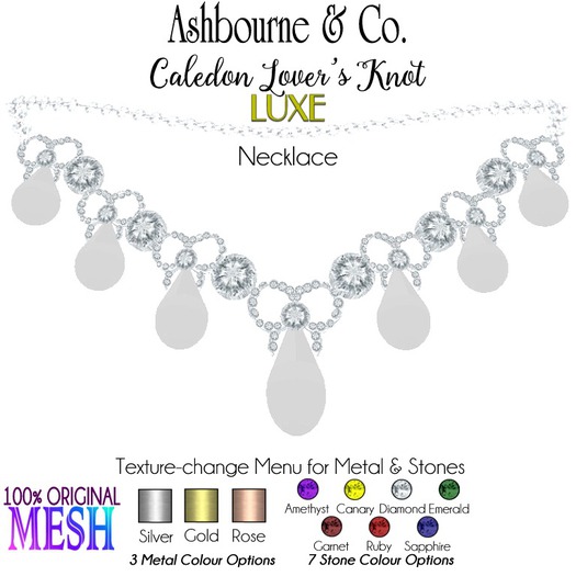 Ashbourne & Co. Caledon Lover's Knot Luxe Necklace