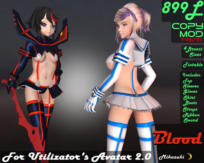 [Mika] Blood Complete Outfit