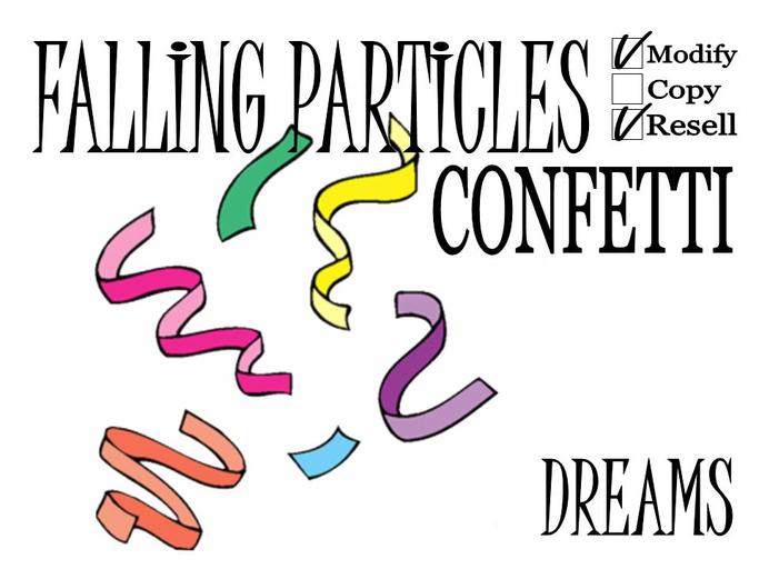Falling Particles - Confetti