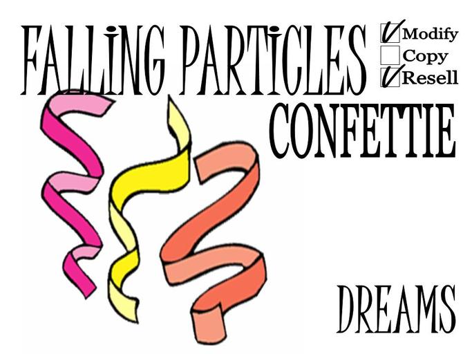 Falling Particles - Confettie