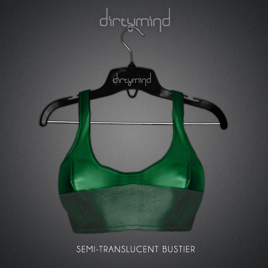 ::DirtyMind:: Semi-Translucent Bustier (Green)