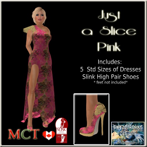 Just a Slice Pink Gown