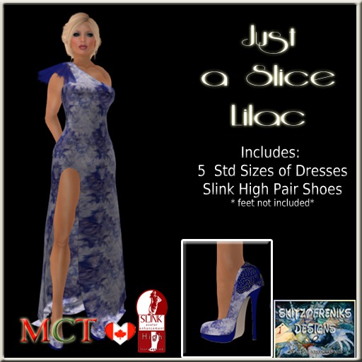 Just a Slice Lilac Gown