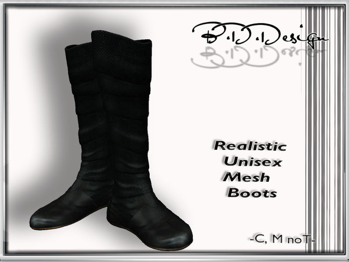 .::B.D. Design::.Mesh Unisex Boots