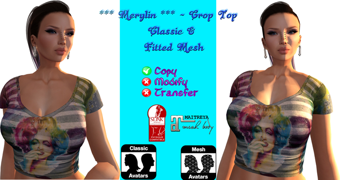 *** Angel's Paradise *** - Marylin Crop Tank Top