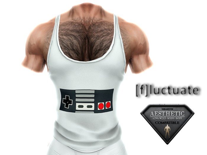 [f] fluctuate - Tank Top - Razorback - Classic Gamer