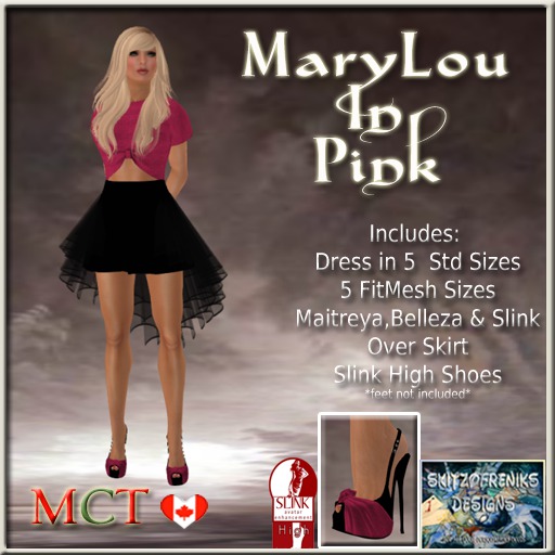 MaryLou Dress & Shoes - Pink