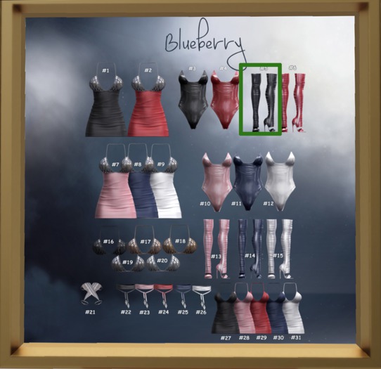 #5 Blueberry - Energy - RARE - Boots - Black *M*