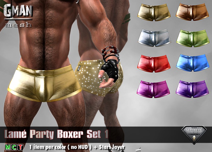 [GMan] UN - Party Boxer Set 1 for Aesthetic
