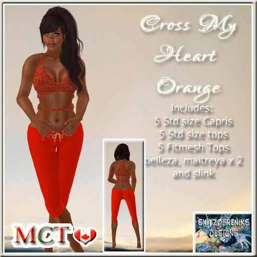 Cross My Heart - Orange