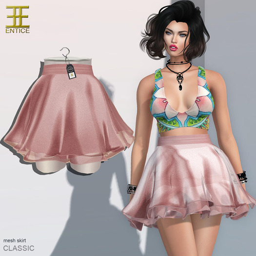 Entice - Let it Go Skirt - Pink