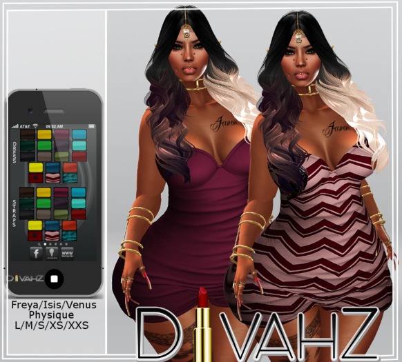 !DC! Snatch Dress (Mesh)
