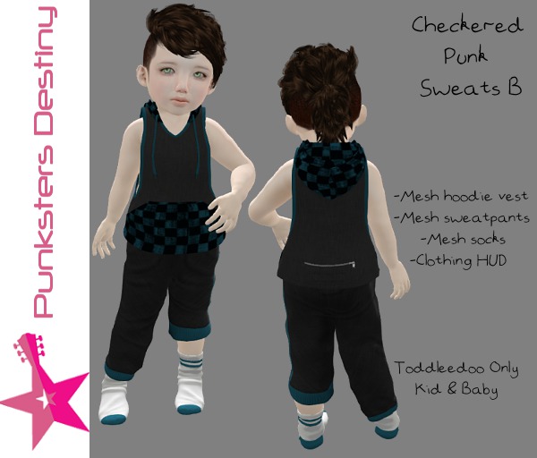 *PD* Checkered Punk Sweats B -TD-