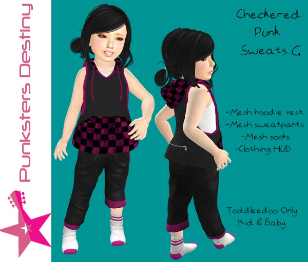 *PD* Checkered Punk Sweats G -TD-