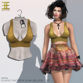 Entice - Let it Go Top - Gold Lace