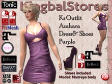 250 KS OUTFIT AZAHARA DRESS PURPLE