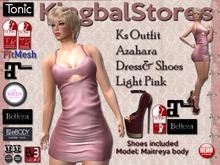 250 KS OUTFIT AZAHARA DRESS LIGHT PINK