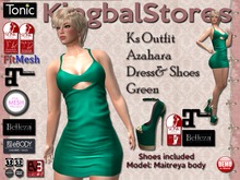 250 KS OUTFIT AZAHARA DRESS GREEN