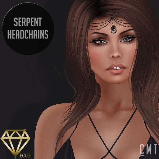 .:ECCO:. Serpent Headchains - Black