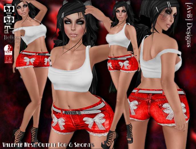 [AvB]=Valerie=Mesh Outfit/Top&Shorts*Promo*