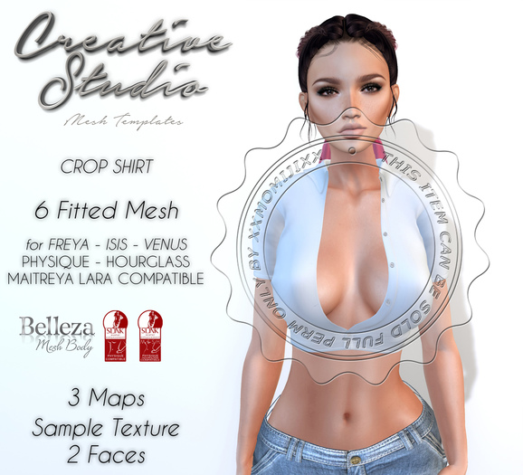 - CREATIVE STUDIO - Crop Shirt DEMO