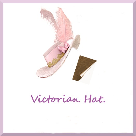 D.A. Victorian hat Brown !NEW!