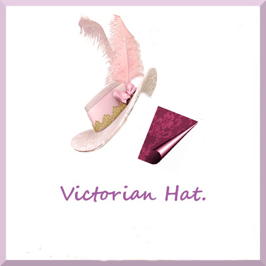 D.A. Victorian hat purple