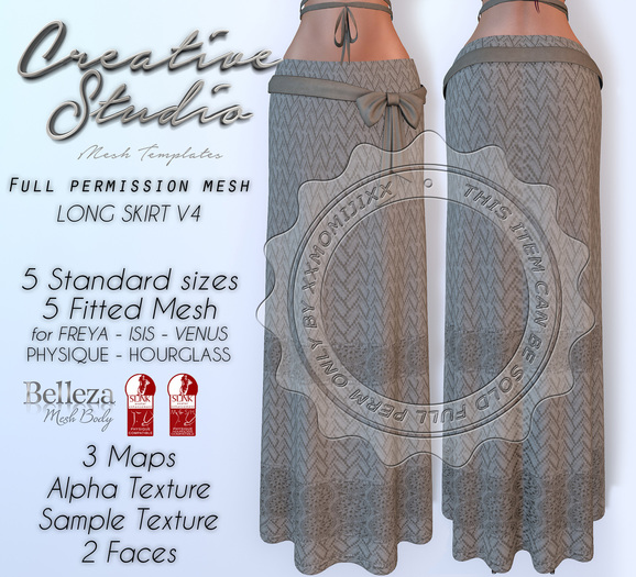- CREATIVE STUDIO - Long Skirt v4