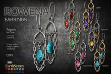 EarthStones Rowena Earrings (wear to open)