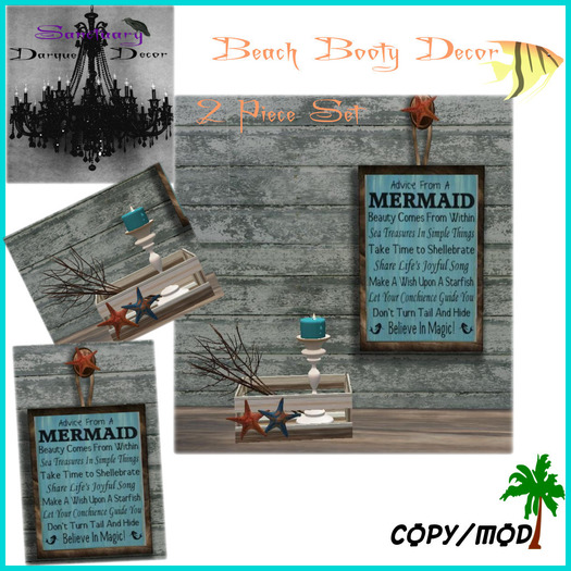 Sanctuary~Beach Booty Decor