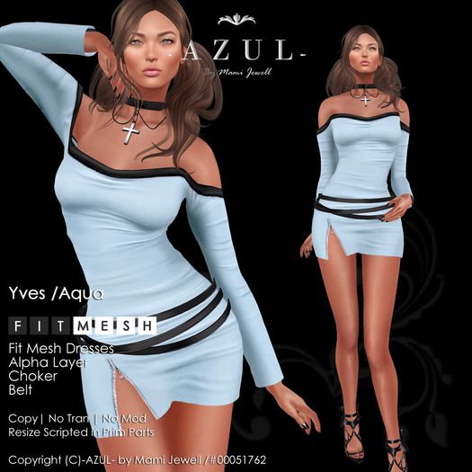-AZUL- Yves /Aqua