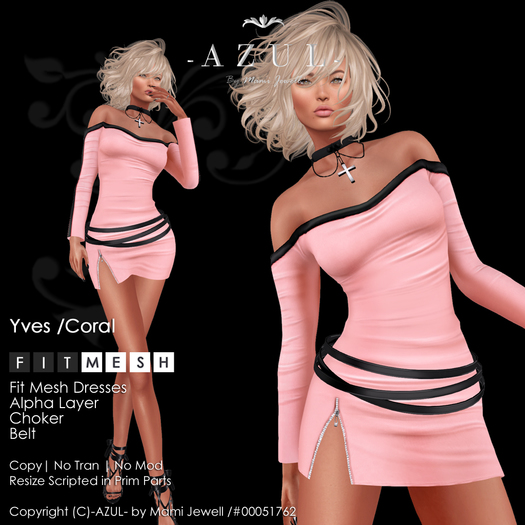 -AZUL- Yves /Coral