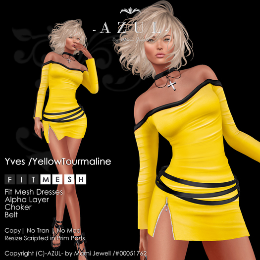 -AZUL- Yves /YellowTourmaline