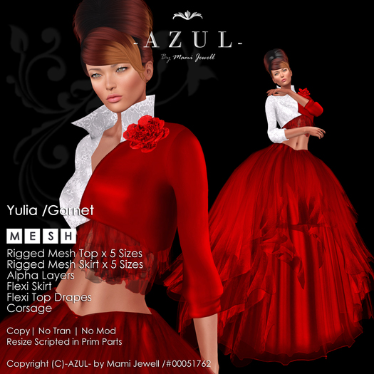 -AZUL- Yulia /Garnet