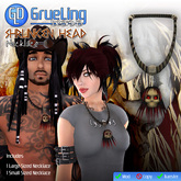 GrueLing Designs - Shrunken Head Necklace