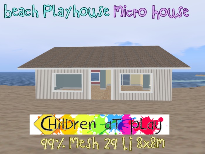 {CaP} Beach Playhouse / Micro House (29LI) ((BOXED))