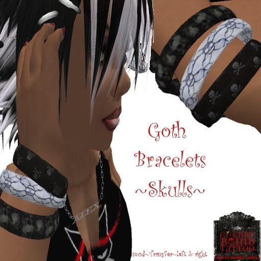 ~CB Goth Bracelets~Skulls