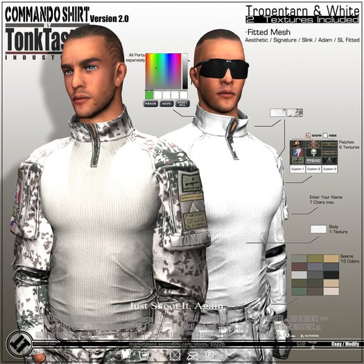 TonkTastic - Commando Shirt [Tropentarn]